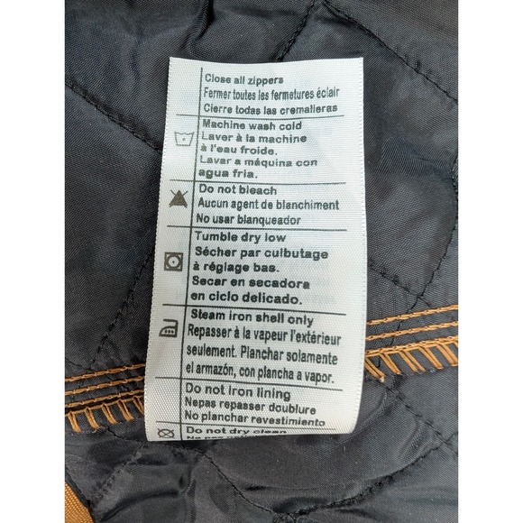 Carhartt Firm Duck Insulated Bib Overalls Brown 2XL Tall Loose Fit OR4393-M NWT - Picture 11 of 12